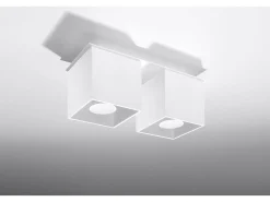 Sollux QUAD - 2 Downlight de superficie blanca, GU10