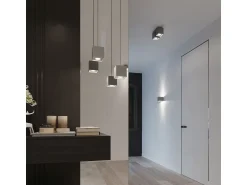 Sollux Lighting Sollux QUAD - 1 Light Up Down Wall claro, G9 Gris