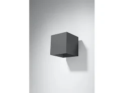 Sollux QUAD - 1 lámpara de pared empotrada Light Up Down Antracita