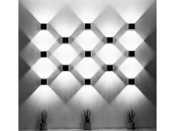 Sollux QUAD - 1 lámpara de pared Light Up Down Blanca, G9