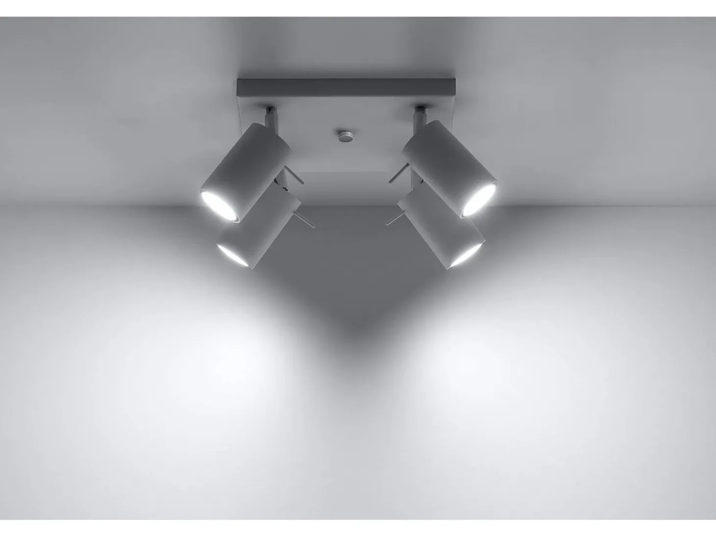 Sollux RING - Cluster de 4 focos de luz blanco, GU10