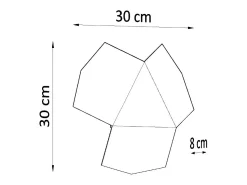 Sollux Lighting Aplique Para Pared^Sollux TRE - Aplique de 2 luces Blanca, G9 Blanco