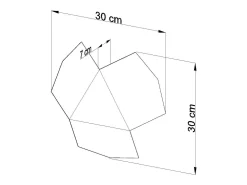 Sollux Lighting Aplique Para Pared^Sollux TRE - Aplique de 2 luces Blanca, G9 Blanco