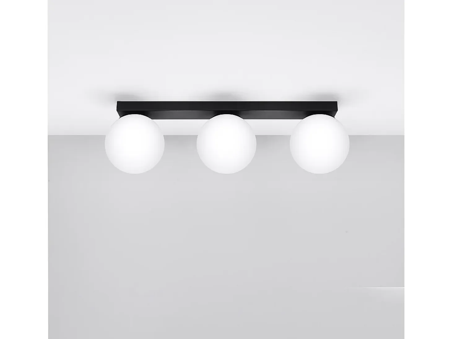 Sollux Yoli Plafón Globe Negro