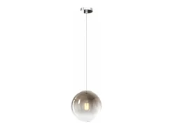 Outlet Sosp. Cromo 1 Luce Vetro Piccolo Bronzo Bronce