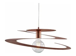 Lámpara Suspendida^Sospensione Moderna 1 Luce Spring Ferro Laccato Rame Taglio Laser Cobrizo
