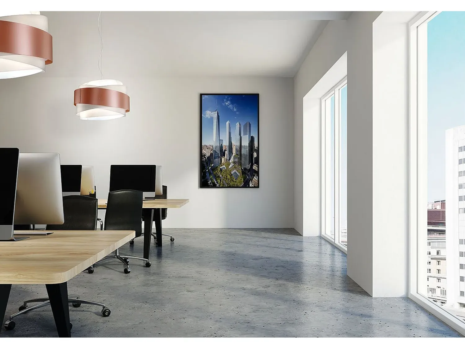 Sale Sospensione Moderna Bea Polilux ® Rame E Metallo Cromo 1 Luce E27 D60Cm Cobrizo