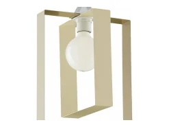 Outlet Sospensione Moderna Duplo 1 Luce Ferro Laccato Avorio E Tortora Marfil