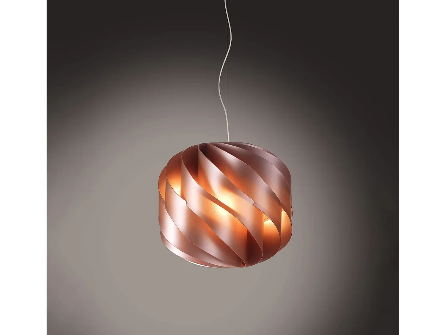 Sospensione Moderna Globe Polilux ® Rame E Metallo Cromo 1 Luce E14 Cobrizo