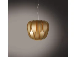 Sale Sospensione Moderna Queen Polilux ® New Gold E Metallo Cromo 1 Luce E27 Dorado
