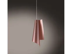 Sospensione Moderna Vela Polilux ® Rame E Metallo Cromo 1 Luce E27 H68Cm