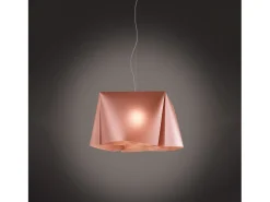 Sospensione Moderna Wanda Polilux ® Rame E Metallo Cromo 1 Luce E27