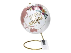 The Home Deco Factory Estatua^Soy único" globo decorativo femenino Blanco