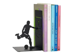 Sujetos de metal negro Sport Footballer