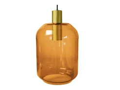 TOSEL Lámpara Suspendida^Suspensión , metal,AMARILLO,A100xD 20xP20cm Amarillo claro