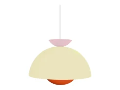 TOSEL Lámpara Suspendida^Suspensión , metal,,A110xD30xP30cm Beige