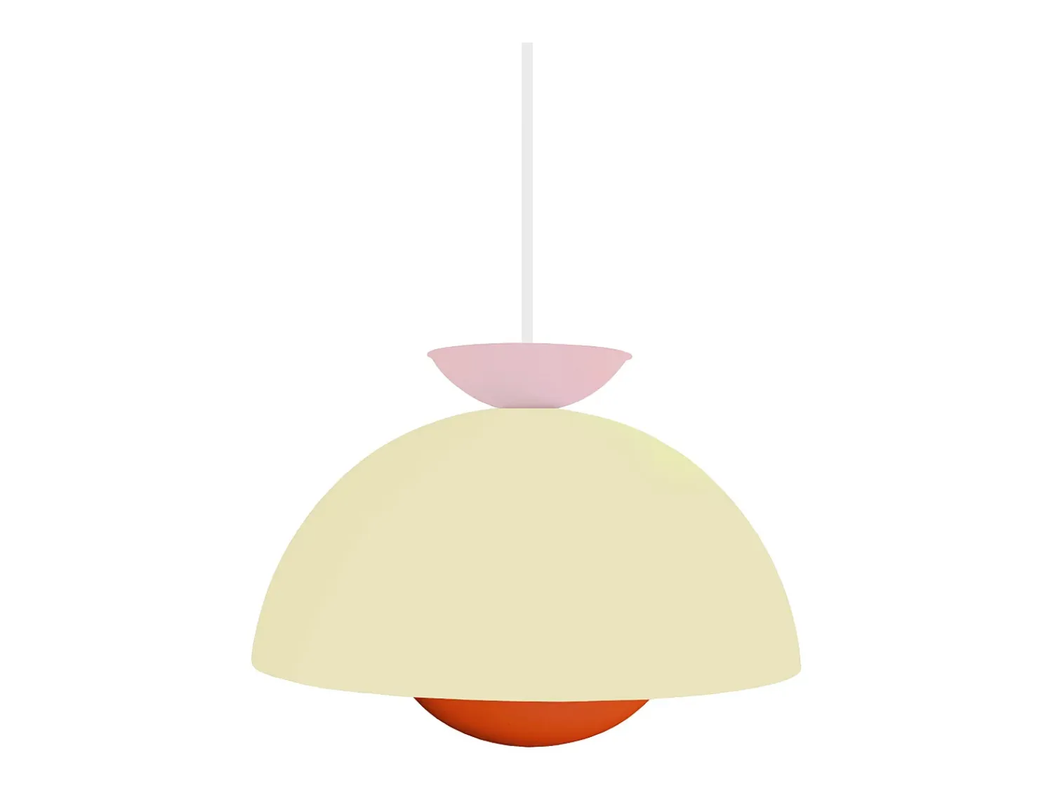 TOSEL Lámpara Suspendida^Suspensión , metal,,A110xD30xP30cm Beige