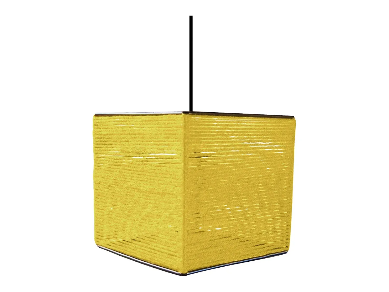 Discount TOSEL Suspensión ,fibre ,,A90x D16xP16cm Amarillo