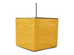 Suspensión TOSEL ,fibre ,AMARILLO,A90xD 20xP20cm