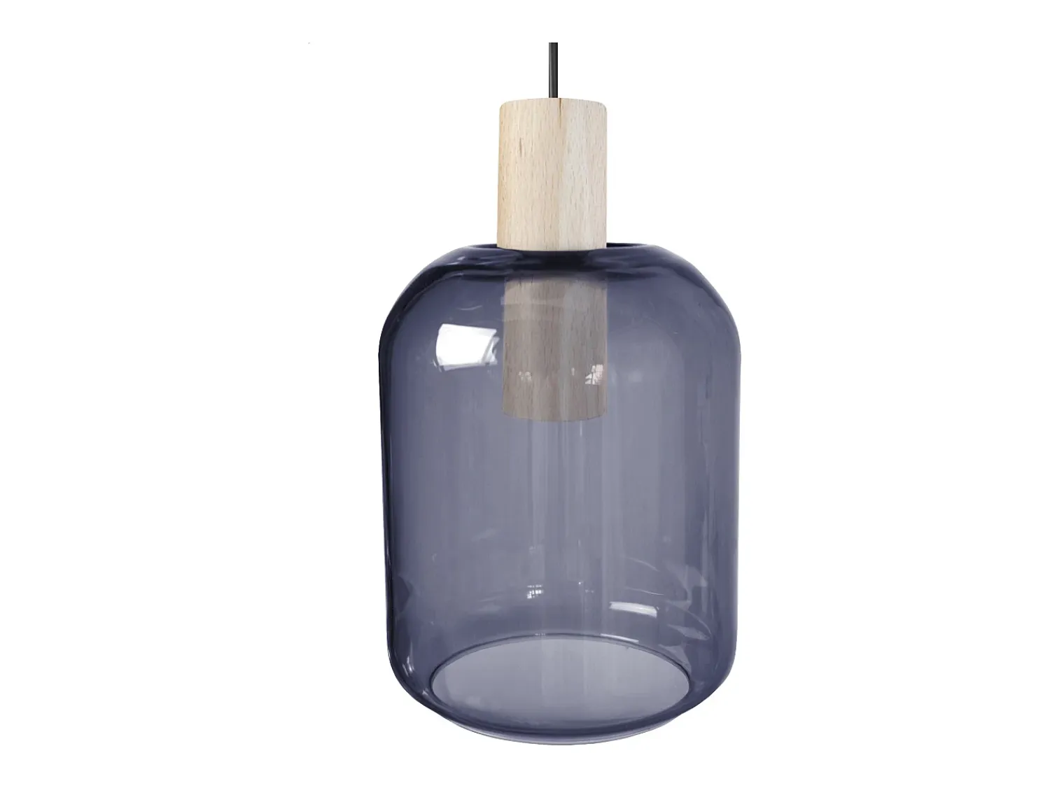 TOSEL Lámpara Suspendida^Suspensión ,madera, ,A 100xD 16x P 16cm Azul