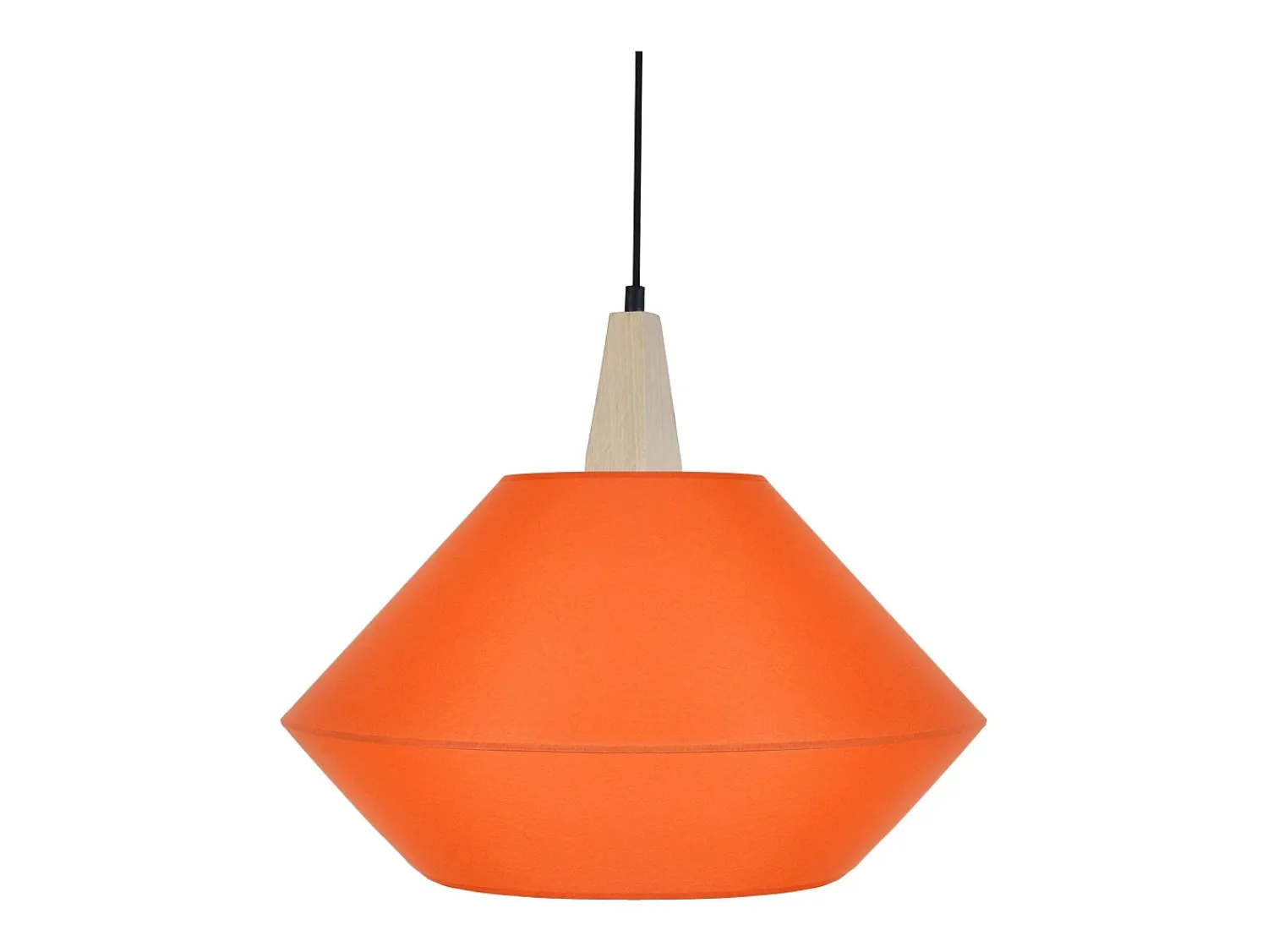 TOSEL Lámpara Suspendida^Suspensión ,madera,natural,A90xD40x P40cm Naranja