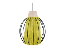 New TOSEL Suspensión ,metal, fibra,,A90xD 20xP20cm Amarillo