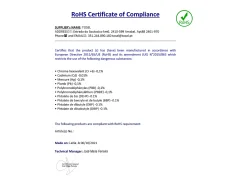 Suspensión TOSEL ,metal, fibra,Rojo, A 90xD25xP25 cm