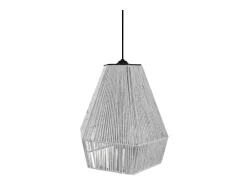 TOSEL Lámpara Suspendida^Suspensión ,metal, fibra, ,A 90x D30xP30cm Blanco