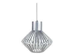 Suspensión TOSEL ,metal,Aluminio ,A90xD 36x P 36cm