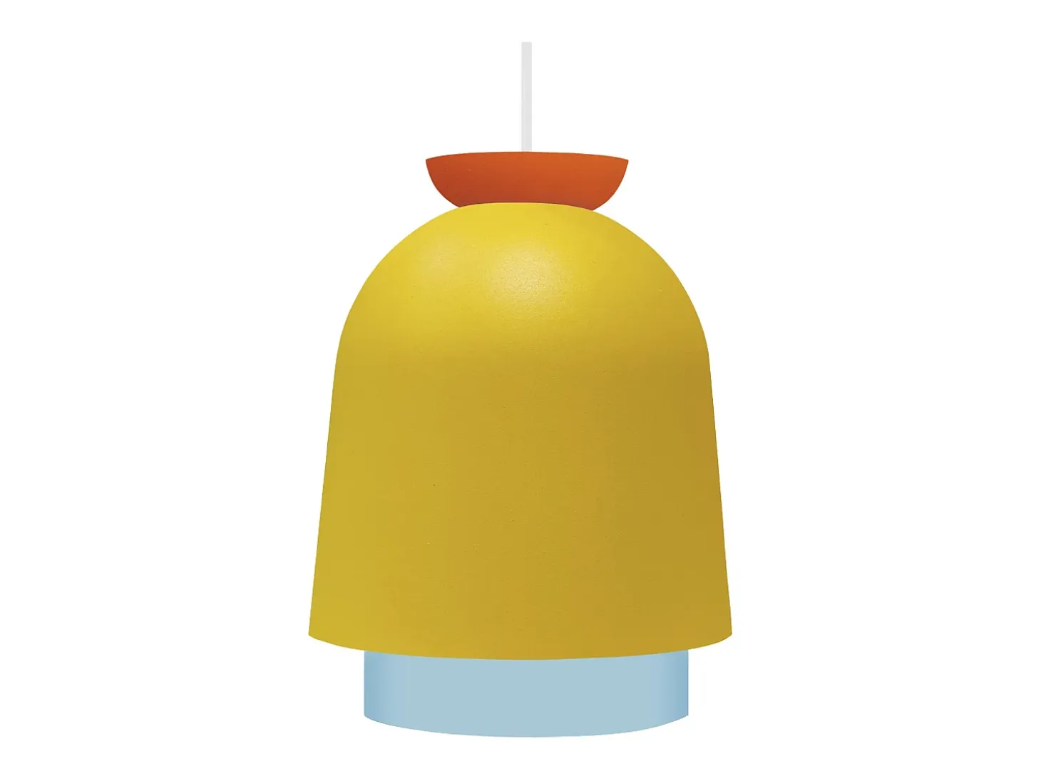 Suspensión TOSEL ,metal,AMARILLO,A110xD18xP18cm