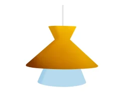 Outlet TOSEL Suspensión ,metal,,A110xD20xP20cm Amarillo