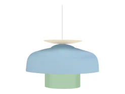 TOSEL Lámpara Suspendida^Suspensión ,metal, ,A110xD30xP30cm Azul