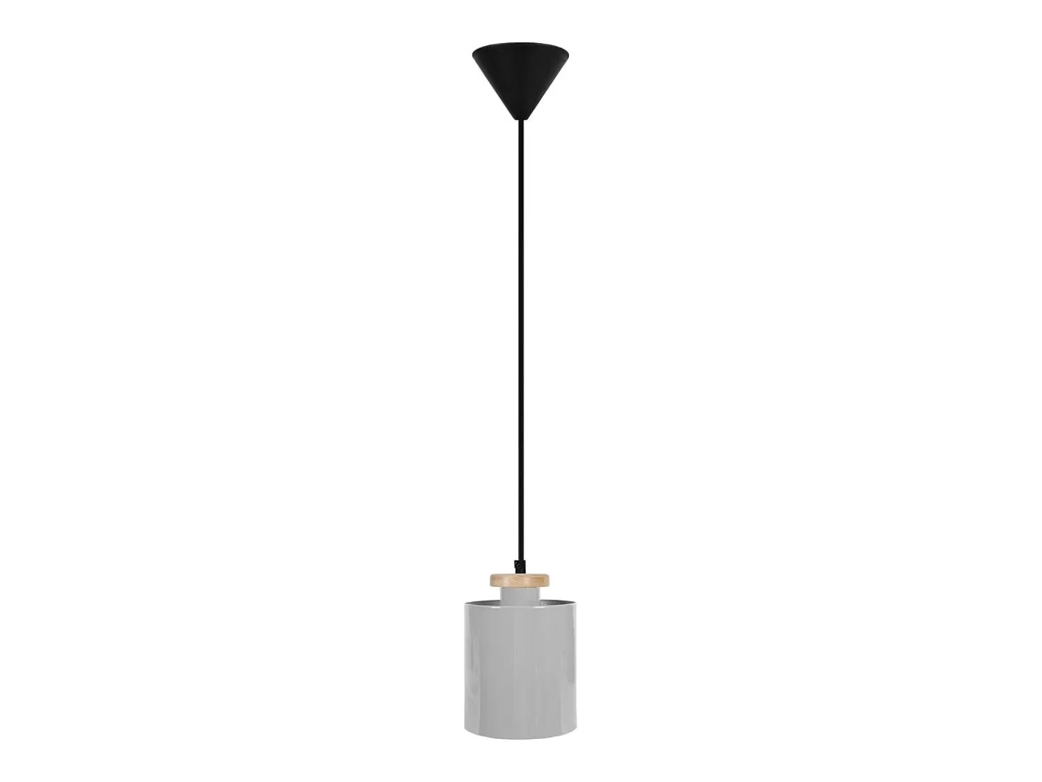 TOSEL Lámpara Suspendida^Suspensión ,metal, ,A70xD 13,5xP13,5cm Blanco