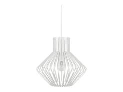 TOSEL Lámpara Suspendida^Suspensión ,metal,,A 90x D36xP36cm Blanco