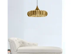 TOSEL Lámpara Suspendida^Suspensión ,metal, ,A 80xD40x P 40cm Dorado