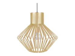 Suspensión TOSEL ,metal,Dorado ,A 90xD 36x P 36cm