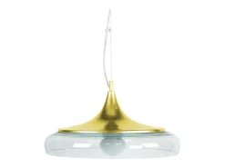 New TOSEL Suspensión ,metal,Dorado,A90xD41xP 41cm Transparente / Dorado