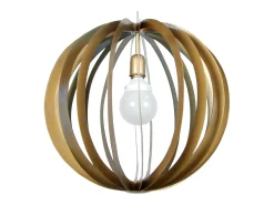 Suspensión TOSEL ,metal,Dorado ,A 110xD 50x P 50cm