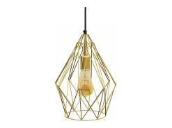 TOSEL Lámpara Suspendida^Suspensión ,metal, ,A90xD35xP30cm Dorado