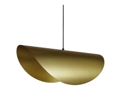 Suspensión TOSEL ,metal,Dorado ,A80xD30xP50cm