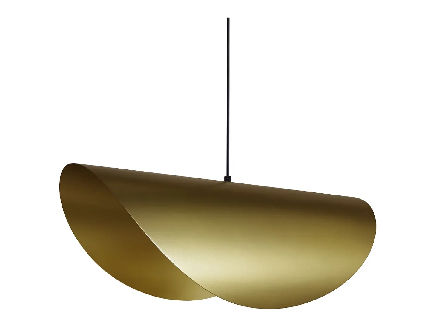 Suspensión TOSEL ,metal,Dorado ,A80xD30xP50cm