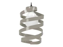 Suspensión TOSEL ,metal,Gris ,A97xD18xP18cm