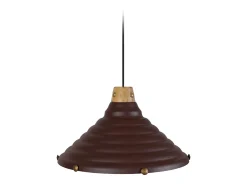 TOSEL Lámpara Suspendida^Suspensión ,metal,natural,A 85x D17xP17cm Color natural claro