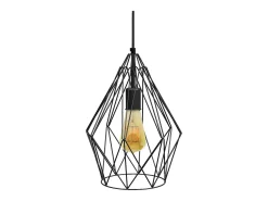 Suspensión TOSEL ,metal,Negro ,A90xD35xP30cm