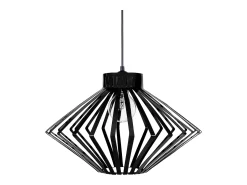 TOSEL Lámpara Suspendida^Suspensión ,metal, ,A 90x D37xP37cm Negro
