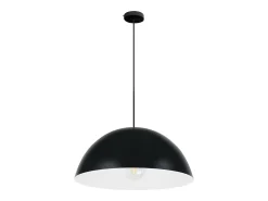 TOSEL Lámpara Suspendida^Suspensión ,metal, ,A78xD42,5xP42,5cm Negro