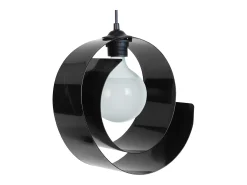 TOSEL Lámpara Suspendida^Suspensión ,metal, , A86xD28xP 28cm Negro