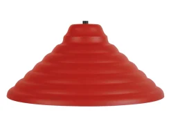 Suspensión TOSEL ,metal,Rojo,A77xD 40x P 40cm