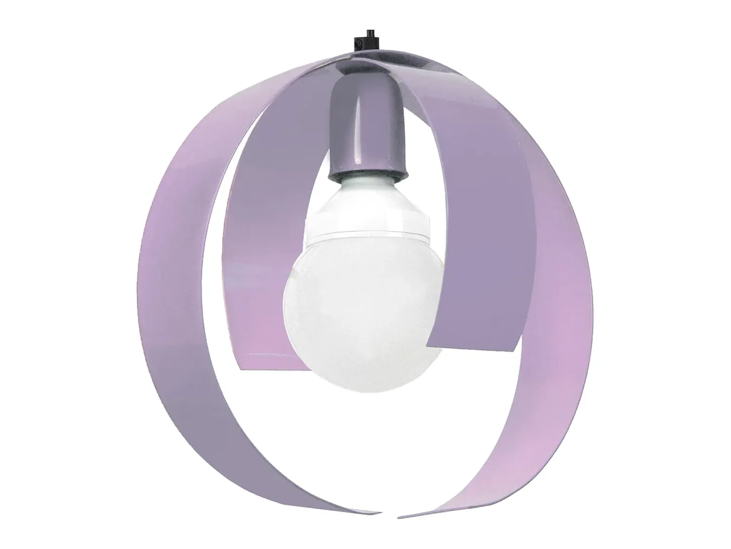TOSEL Lámpara Suspendida^Suspensión ,metal, ,A 85xD 26x P 26cm Violeta