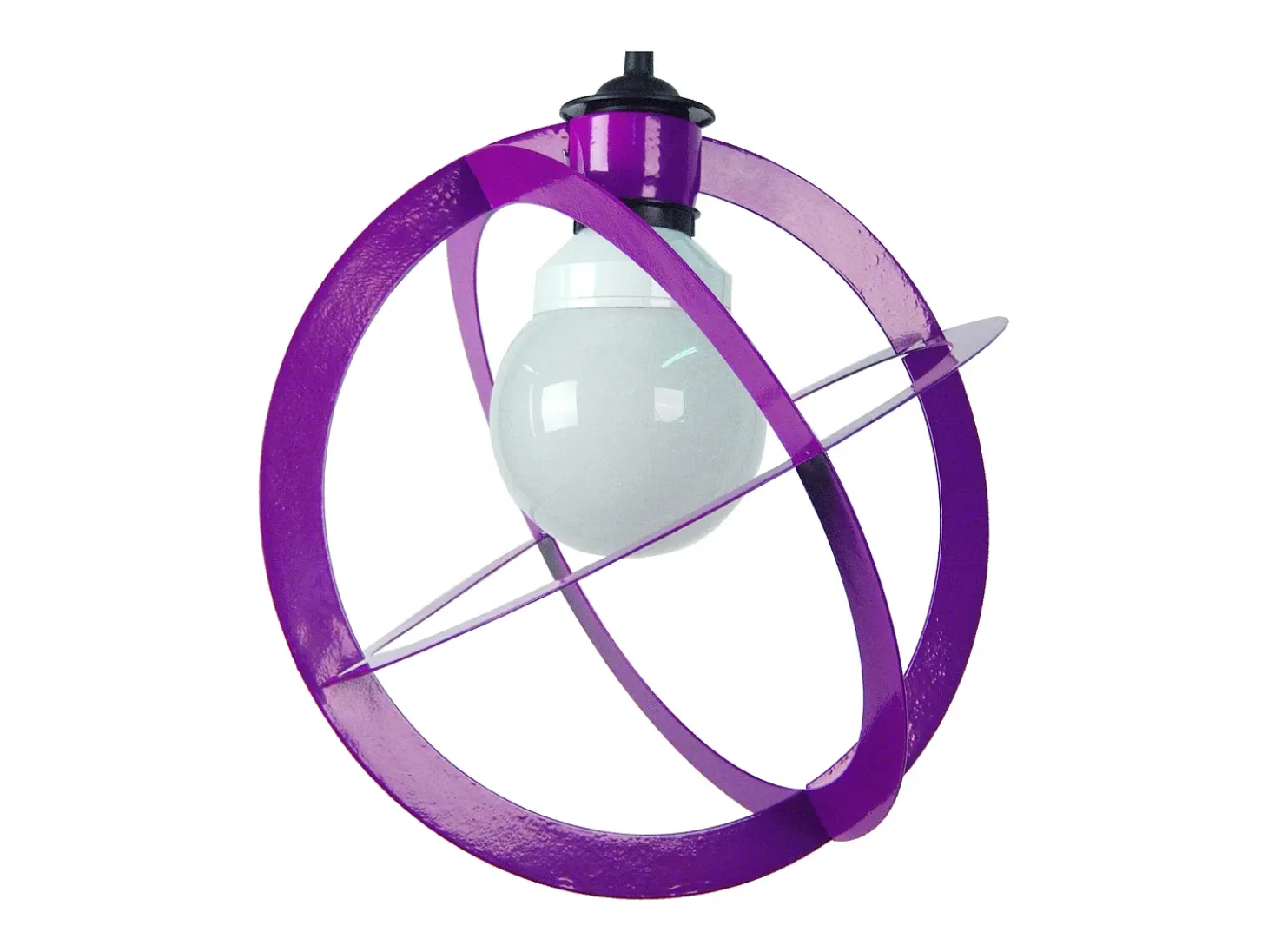 Suspensión TOSEL ,metal,violeta ,A88xD28xP28cm